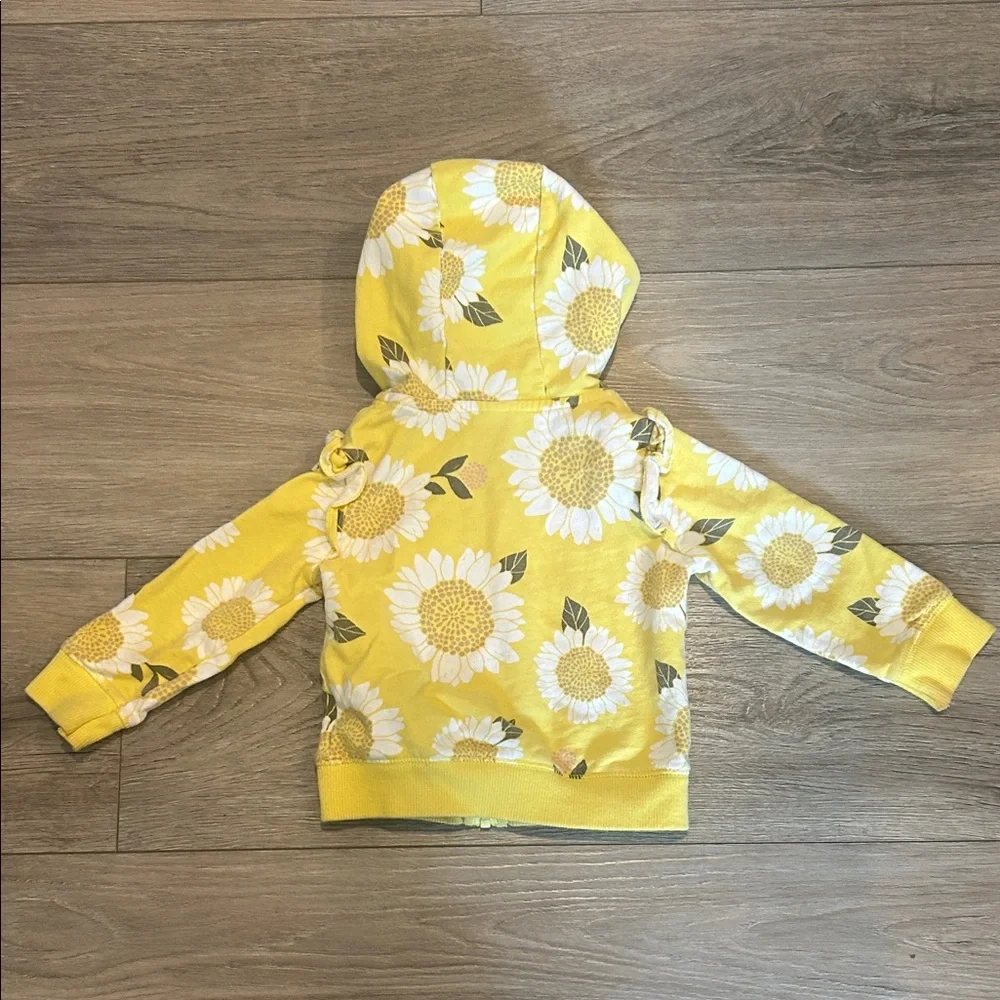 Carter’s‎ Sunflower Yellow Zip Up Hoodie Size 18 months